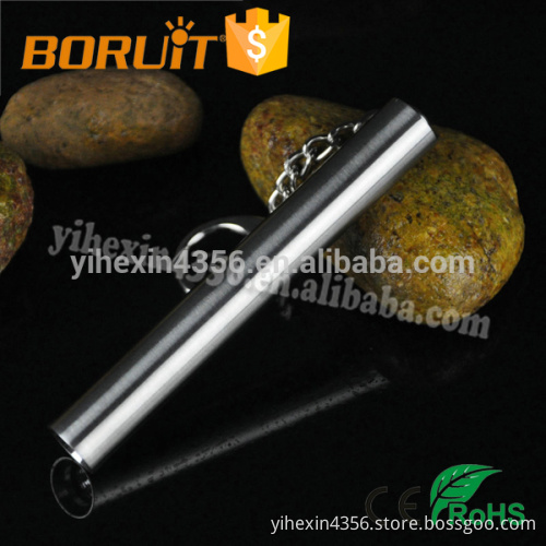 Boruit JY-18A Mini Jade Detector LED Flashlight 365nm Stainless Steel